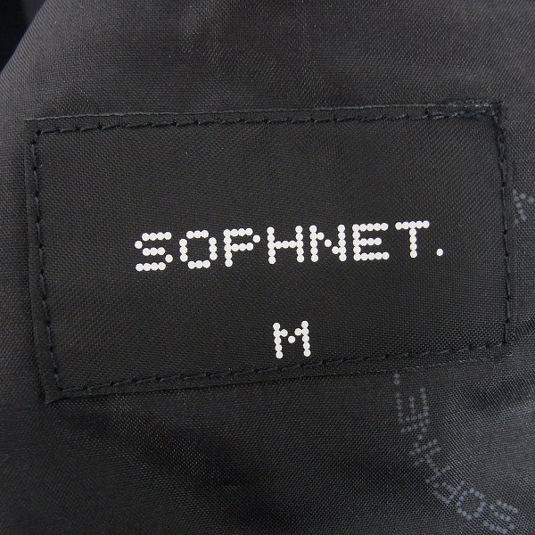 実際に弊社で買取させて頂いたSOPHNET/ソフネット リネン ジップアップ テーラードジャケット SOPH-50039/Mの画像 2枚目