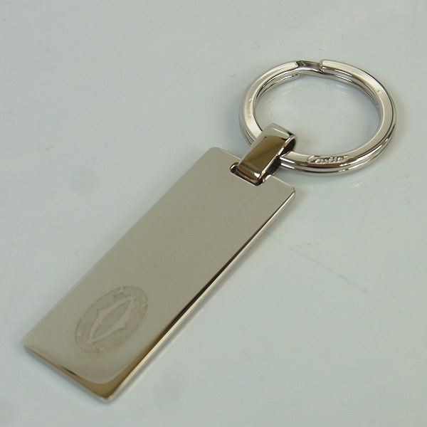 実際に弊社で買取させて頂いたCartier/カルティエ プレート型 キーホルダー/キーリング C2