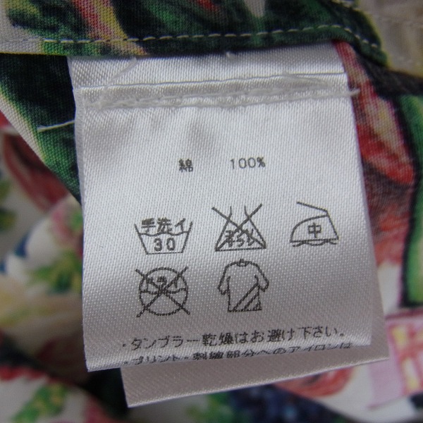 実際に弊社で買取させて頂いたJOYRICH/ジョイリッチ ジュークボックス/フローラル 総柄 長袖シャツ/Mの画像 3枚目