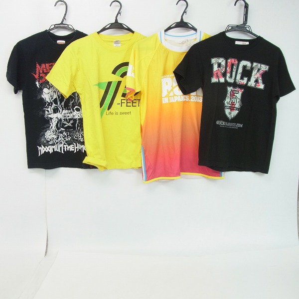 実際に弊社で買取させて頂いたROCK IN JAPAN/10-FEET/マキシマムザホルモン バンＴ/バンドTシャツ 4点セット/S