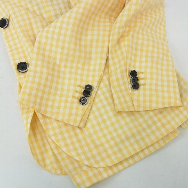 実際に弊社で買取させて頂いたetro/エトロ 2B チェック柄 ジャケット/46の画像 6枚目