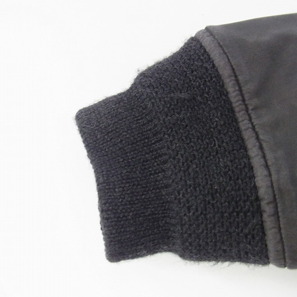 実際に弊社で買取させて頂いたMIHARA YASUHIRO/ミハラヤスヒロ 2WAY/レザー切替ダウンジャケット Sの画像 6枚目