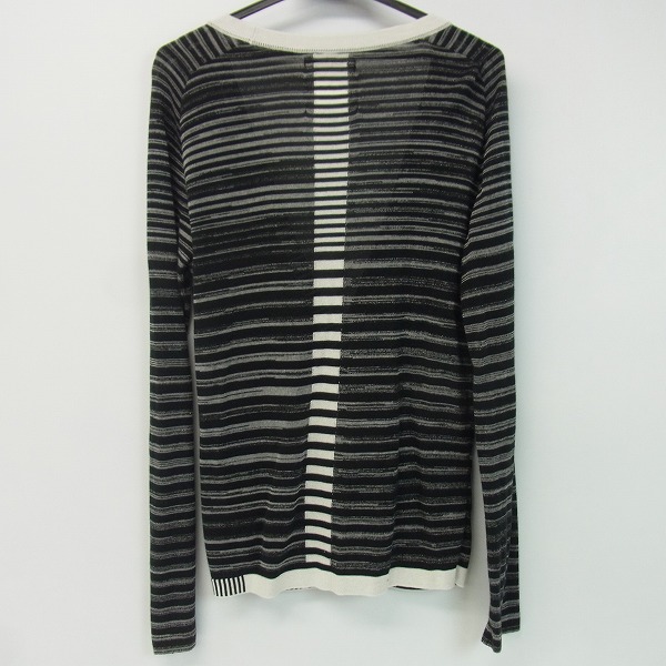 実際に弊社で買取させて頂いたMIHARAYASUHIRO/ミハラヤスヒロ ボーダー カーディガン Sの画像 1枚目