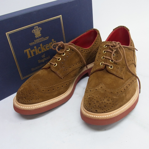 実際に弊社で買取させて頂いたTricker's/トリッカーズ Bouton/バートン スエードシューズ M5633/7.5