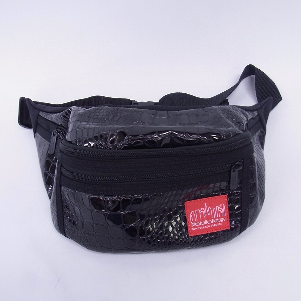 実際に弊社で買取させて頂いたManhattan Portage/マンハッタンポーテージ クロコダイルパターン/ウエストバッグ