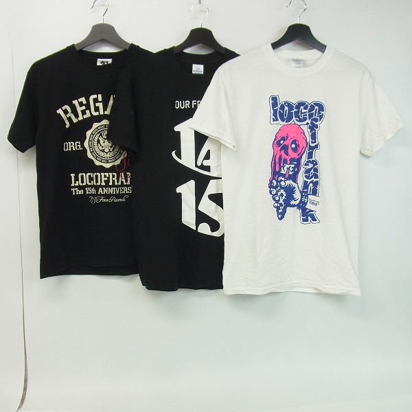 実際に弊社で買取させて頂いたlocofrank/ロコフランク REGARD 15th anniversary バンドTシャツ 6点セットの画像 1枚目