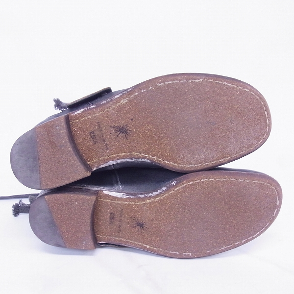 実際に弊社で買取させて頂いたMIHARAYASUHIRO/ミハラヤスヒロ ドレープリボンブーツ 25.5の画像 3枚目