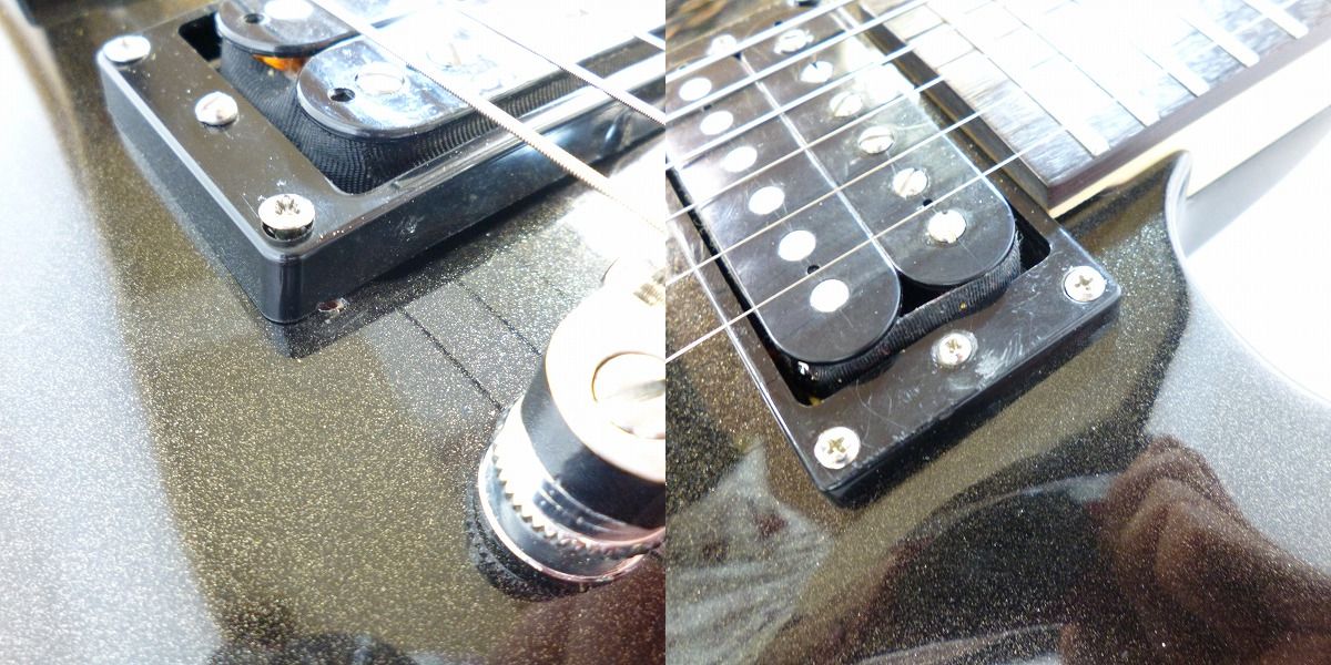 実際に弊社で買取させて頂いた★Greco グレコ WILD SCAMPER WS-40 Pearl Black エレキギターの画像 4枚目