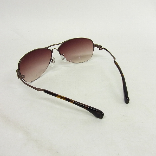 実際に弊社で買取させて頂いた999.9/フォーナインズ feel sun ティアドロップ サングラス ブラウンデミ F-03S の画像 1枚目