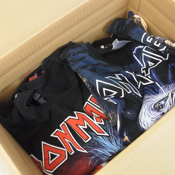 実際に弊社で買取させて頂いたIRON MAIDEN/アイアンメイデン バンドTシャツ 10↑点セット