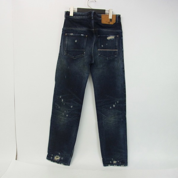 実際に弊社で買取させて頂いたDIESEL BLACK GOLD/ディーゼル ブラック ゴールド クラッシュ加工 デニムパンツ/28の画像 1枚目