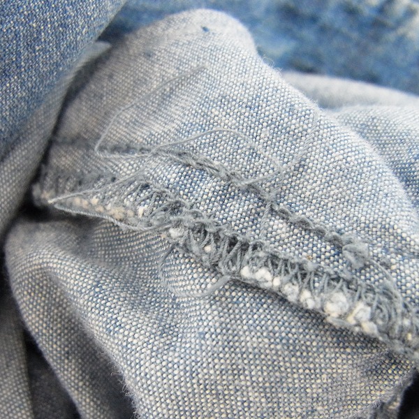 実際に弊社で買取させて頂いたSUGARCANE/シュガーケーン デニムウエスタンシャツ の画像 4枚目