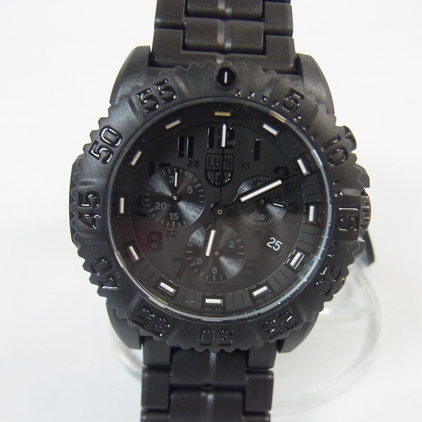 実際に弊社で買取させて頂いたLUMINOX/ルミノックス ブラックアウト クロノグラフ カーボン SERIES3080