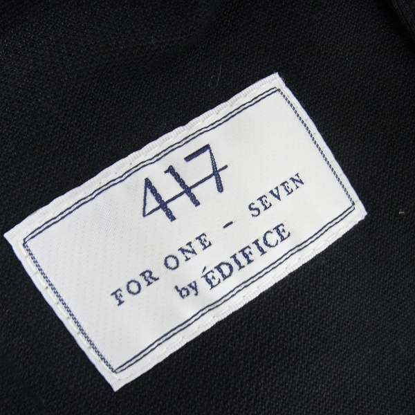 実際に弊社で買取させて頂いた417 by EDIFICE/エディフィス 2B テーラードジャケット /Sの画像 2枚目