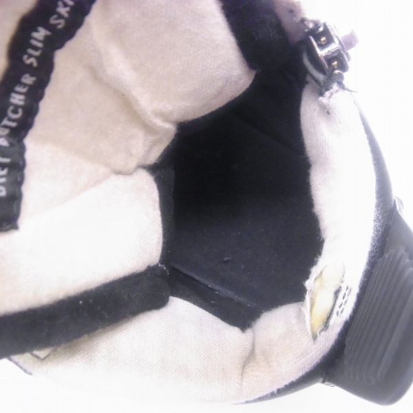 実際に弊社で買取させて頂いたDIET BUTCHER SLIM SKIN/ダイエットブッチャー スリムスキン ラバースタッズハイカットスニーカー 41の画像 4枚目