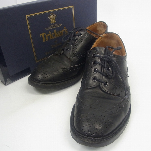 実際に弊社で買取させて頂いたTricker's/トリッカーズ ウィングチップドレスシューズ/M5633/8.5/FTTING5