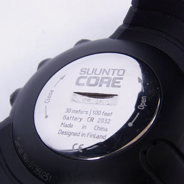 実際に弊社で買取させて頂いたSUUNTO/スント CORE ALL BLACK/コア オールブラック SS014279010の画像 3枚目