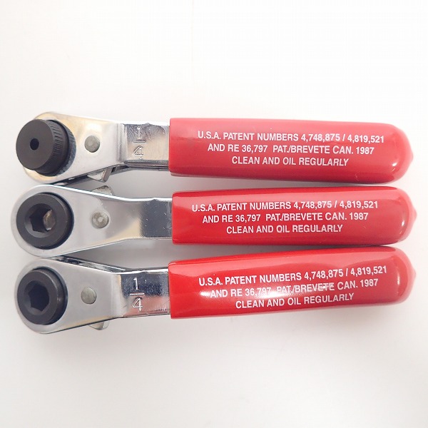 実際に弊社で買取させて頂いたMAC TOOLS/マックツールズ 7Pc. ラチェットレンチビットセット BWS7の画像 2枚目