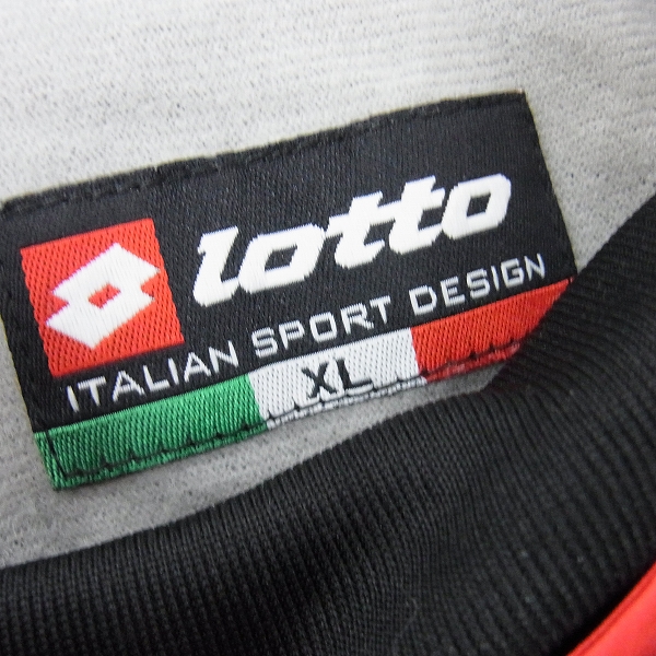 実際に弊社で買取させて頂いたlotto/ロット ナイロン トレーニングウェア セットアップ/XLの画像 2枚目