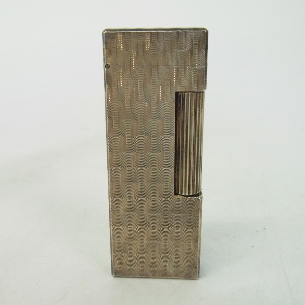 実際に弊社で買取させて頂いたdunhill/ダンヒル サイドローラーガスライター ロゴ シルバー