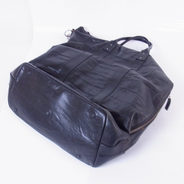 実際に弊社で買取させて頂いたDaniel&Bob/ダニエル＆ボブ 2WAYレザートートバッグ/ショルダーバッグ ブラックの画像 2枚目