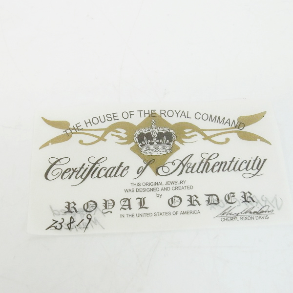 実際に弊社で買取させて頂いたROYAL ORDER/ロイヤルオーダー カーニバルスカル ウォレットチェーンの画像 7枚目