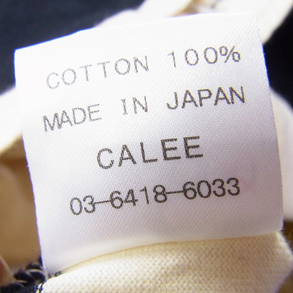 実際に弊社で買取させて頂いたCALEE/キャリー 半袖 ボーダー カットソー/Mの画像 7枚目