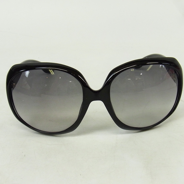 実際に弊社で買取させて頂いたChristian Dior/クリスチャンディオール サングラス プラスチック ダークグレー×黒 584LFの画像 1枚目