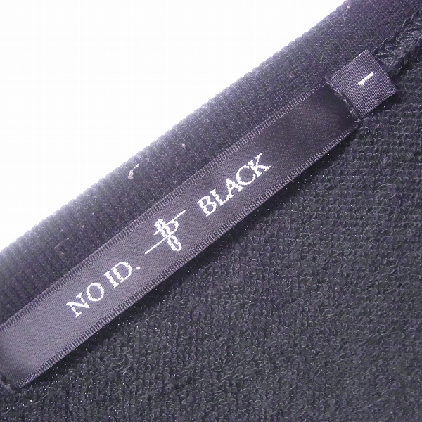 実際に弊社で買取させて頂いたNO ID BLACK/ノーアイディーブラック BLACK VISIONプリントC/Nプルオーバー 439006-888T/1の画像 2枚目