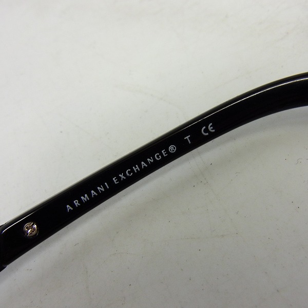 実際に弊社で買取させて頂いたARMANI EXCHANGE/アルマーニエクスチェンジ サングラス AX2009S/6000/11 黒の画像 3枚目