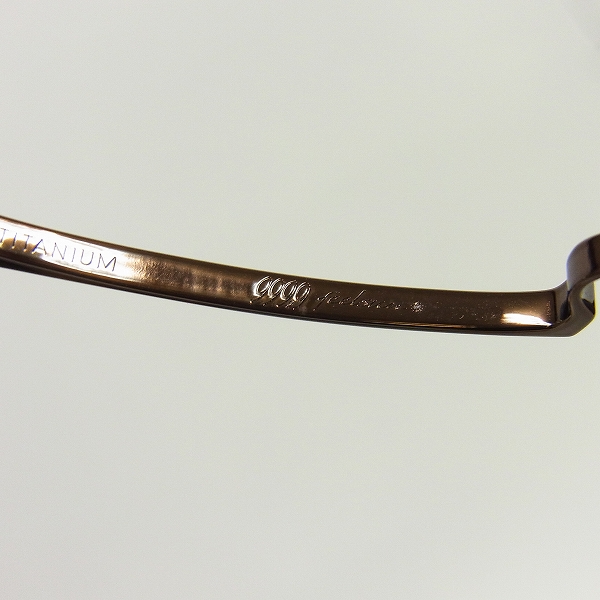 実際に弊社で買取させて頂いた999.9/フォーナインズ feel sun ティアドロップ サングラス ブラウンデミ F-03S の画像 5枚目