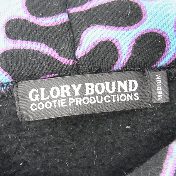 実際に弊社で買取させて頂いたCOOTIE/クーティー 17AW GLORY BOUND/グローリーバウンド フレイムス プルオーバー/パーカー/Mの画像 2枚目