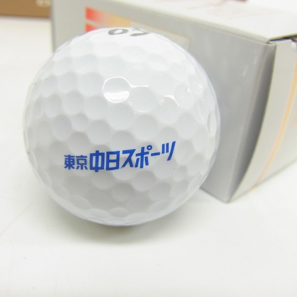 実際に弊社で買取させて頂いた【未使用：プリント入】Dunlop/ダンロップ ゴルフボール XXIO DC 1ダース ホワイト(ゴールドプリント)の画像 2枚目