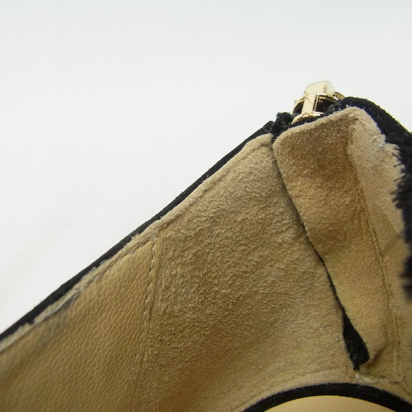 実際に弊社で買取させて頂いたJIMMY CHOO/ジミーチュウ KIKI100 スエード パンプス/サンダル 37.5の画像 7枚目