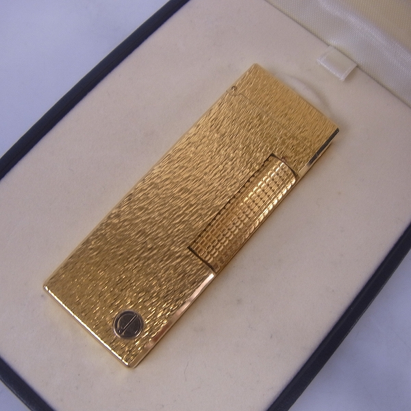 実際に弊社で買取させて頂いたdunhill/ダンヒル サイドローラー ガスライター ゴールド 