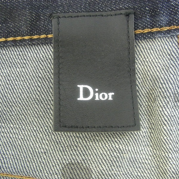 実際に弊社で買取させて頂いたDIOR HOMME/ディオールオム リジット ブルージーンズ /30の画像 3枚目