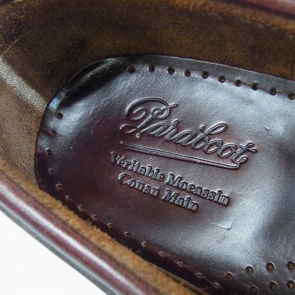 実際に弊社で買取させて頂いたPARABOOT/パラブーツ デッキシューズ ブラウン 7の画像 4枚目