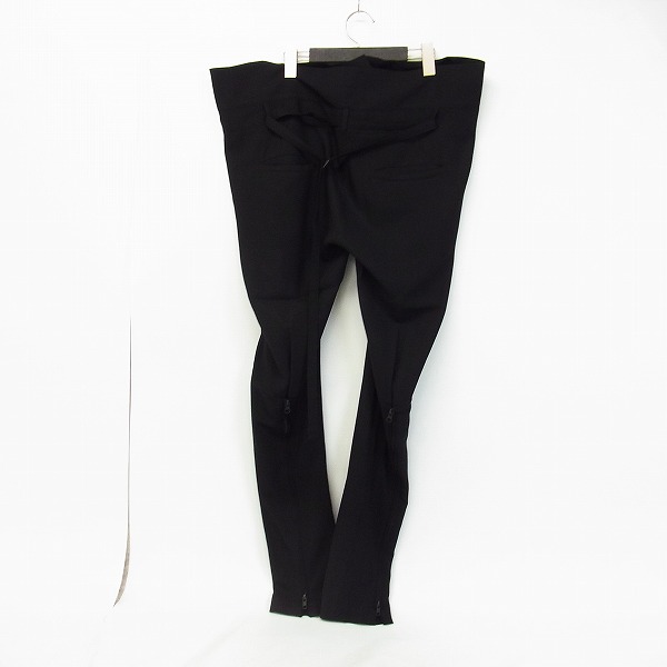 実際に弊社で買取させて頂いたANN DEMEULEMEESTER/アンドゥムルメステール 裾ジップ スラックスパンツ /38の画像 1枚目