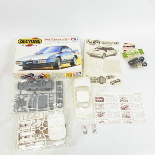 実際に弊社で買取させて頂いたTAMIYA/タミヤ 小鹿製 1/24 スバル アルシオーネ 4WD VR TURBO プラモデルの画像 1枚目