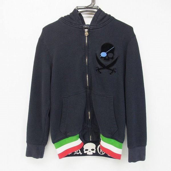 実際に弊社で買取させて頂いたHYDROGEN/ハイドロゲン パイレーツスカル ジップアップパーカー/S