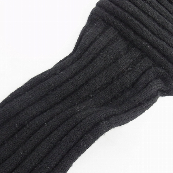 実際に弊社で買取させて頂いたGIVENCHY/ジバンシィ ニット レッグウォーマー 黒/XXSの画像 6枚目
