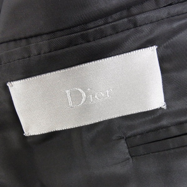 実際に弊社で買取させて頂いたDIOR HOMME/ディオール オム ウール 2Bテーラードジャケット/40の画像 2枚目