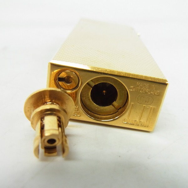 実際に弊社で買取させて頂いたdunhill/ダンヒル サイドローラーガスライター ゴールドの画像 2枚目