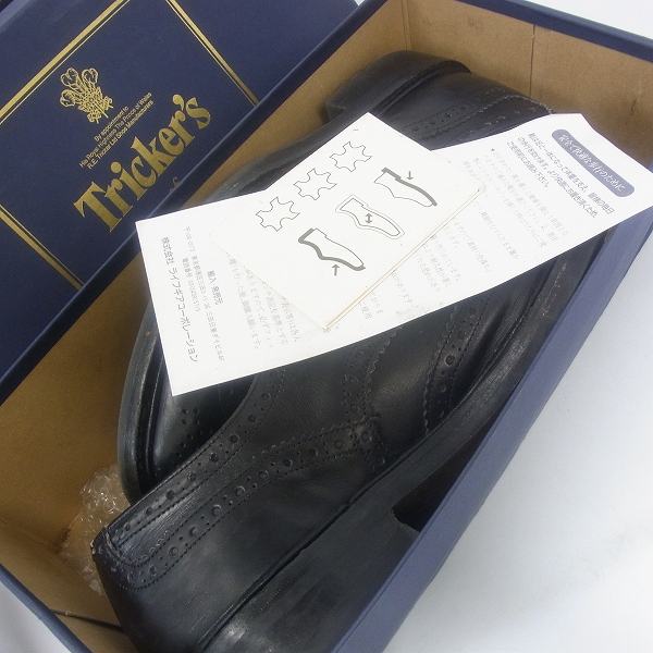 実際に弊社で買取させて頂いたTricker's/トリッカーズ ウィングチップドレスシューズ/M5633/8.5/FTTING5の画像 6枚目