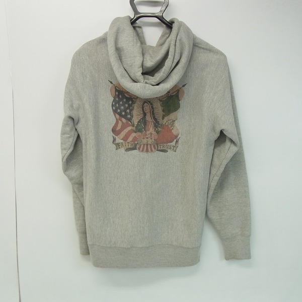 実際に弊社で買取させて頂いたCRIMIE/クライミー ジップアップパーカー マリアプリント/Lの画像 1枚目