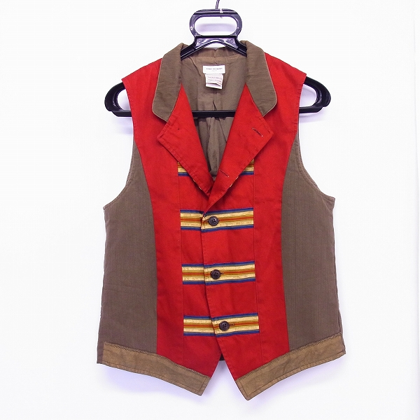 実際に弊社で買取させて頂いたDRIES VAN NOTEN/ドリスヴァンノッテン 切替 ジレ/ベスト 46