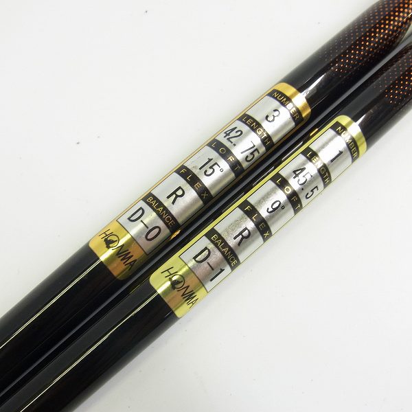 実際に弊社で買取させて頂いた★HONMA/本間ゴルフ ドライバー他2本セット ATHPORT III/アスポート3 e+ 1W/3W Rフレックスの画像 6枚目