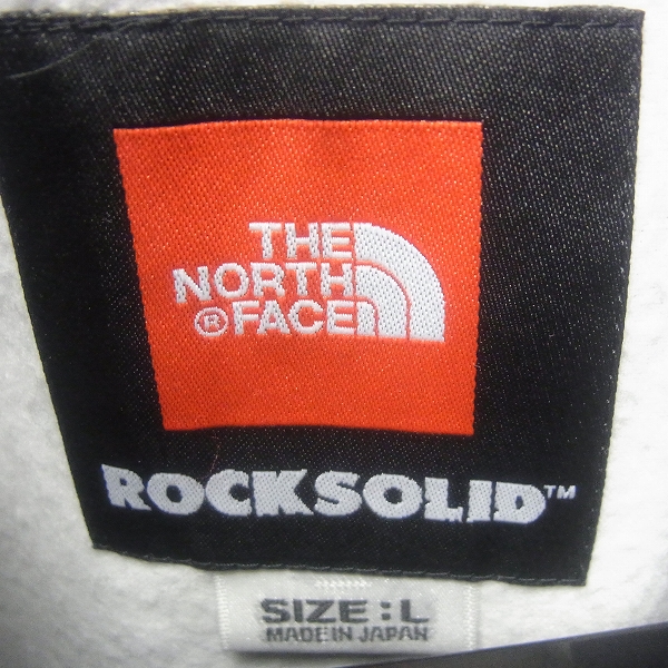 THE NORTH FACE ROCKSOLIDコーチジャケット Ｌsizeノースフェイス ナイロンジャケット稀少 刺繍ロゴ