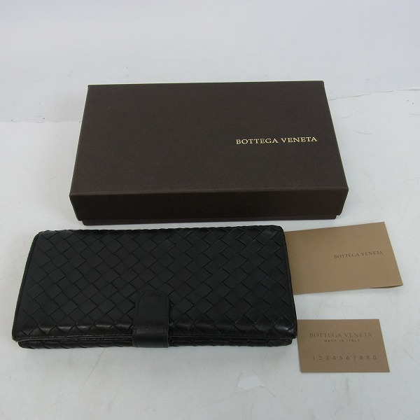 実際に弊社で買取させて頂いたBOTTEGA VENETA/ボッテガヴェネタ イントレチャート 2つ折り財布/ウォレットの画像 7枚目