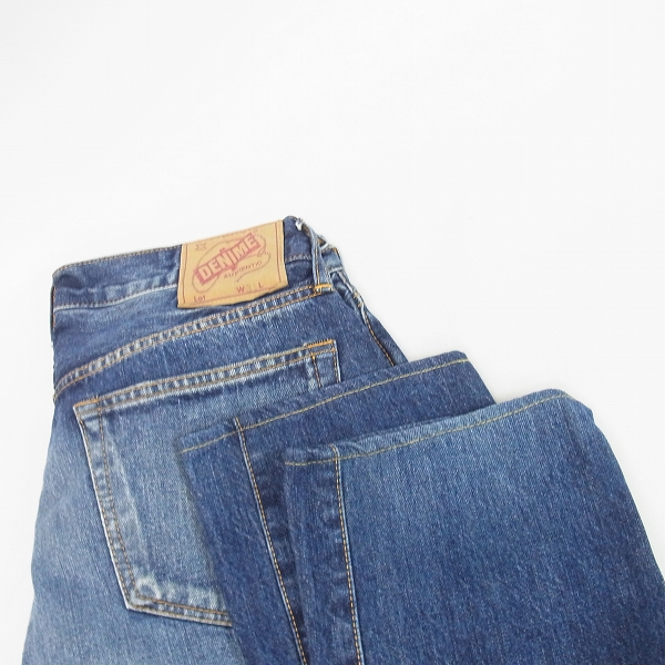 実際に弊社で買取させて頂いたDENIME /ドゥニーム ストレート デニムパンツ D021C 1501-274/W31 の画像 7枚目